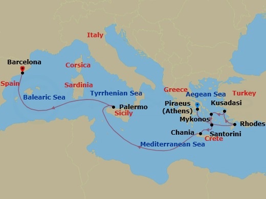 Cruise Map