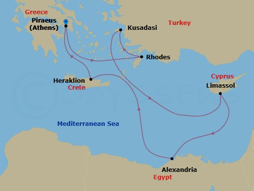 Cruise Map