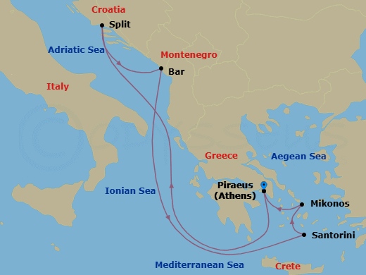 Cruise Map