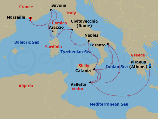 Cruise Map