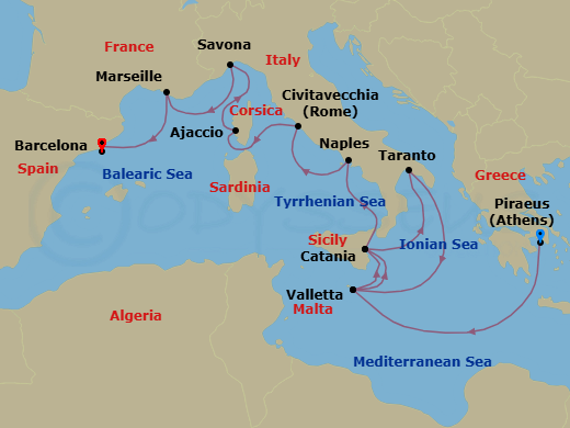 Cruise Map