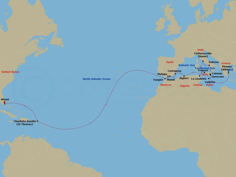 Cruise Map