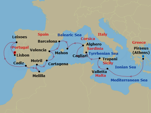 Cruise Map