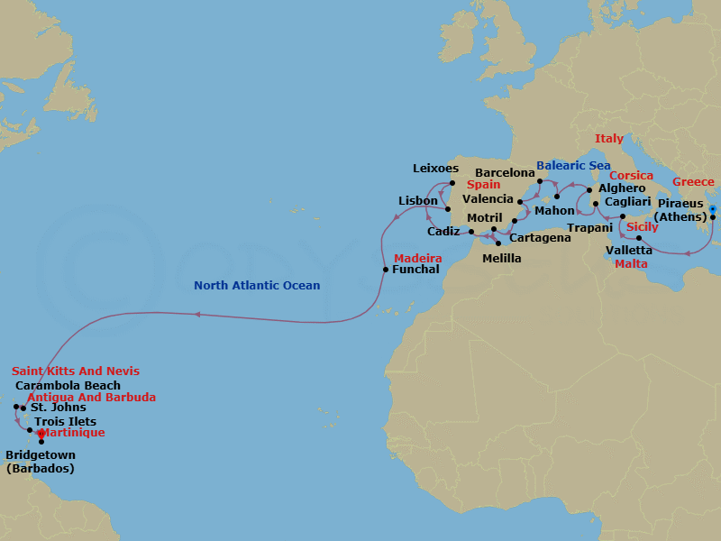 Cruise Map