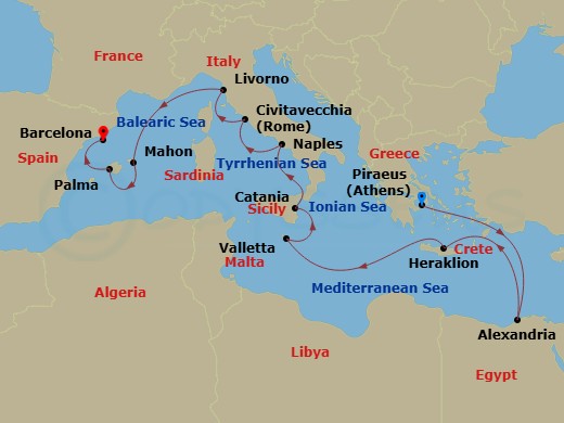 Cruise Map