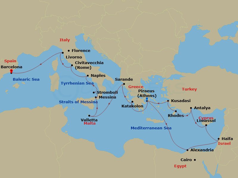 Cruise Map