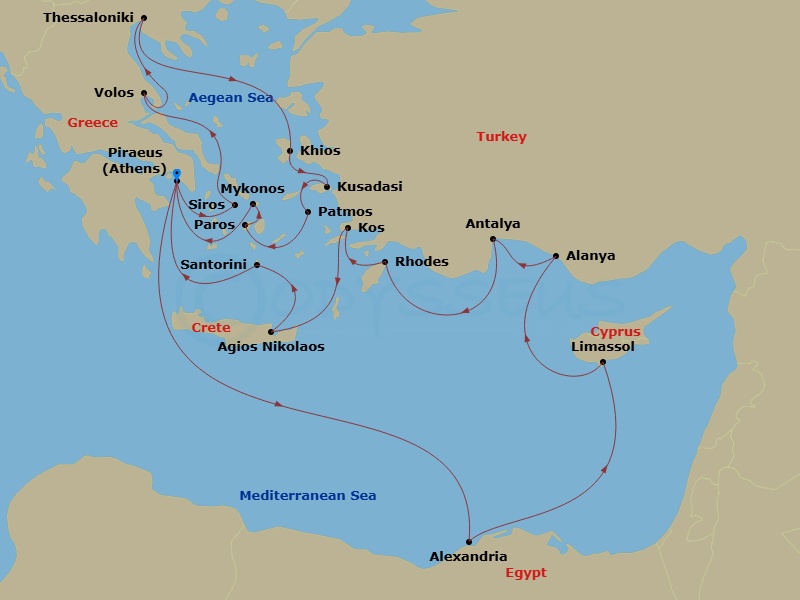 Cruise Map