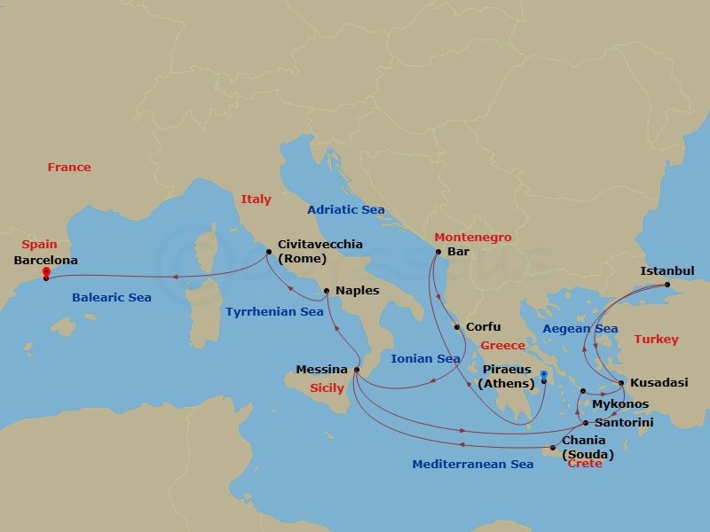 Cruise Map
