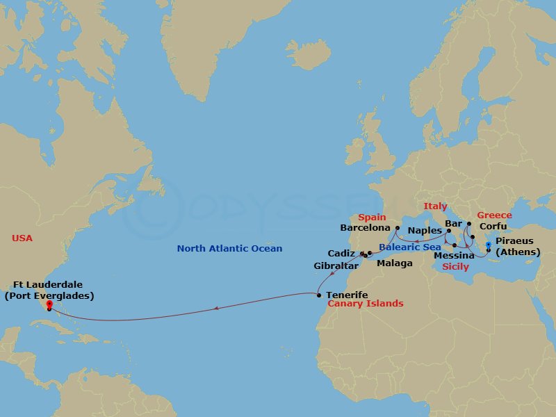Cruise Map