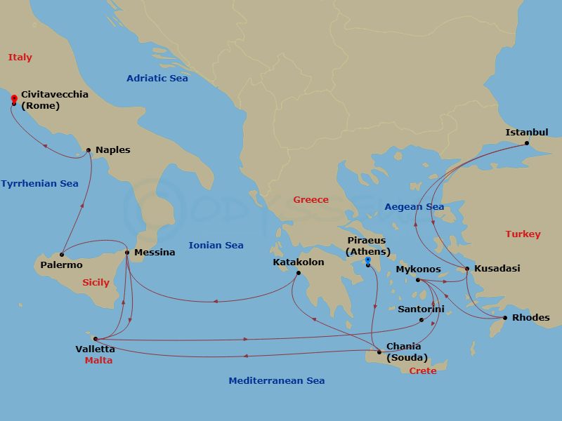 Cruise Map