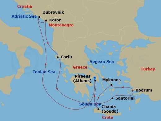 Cruise Map