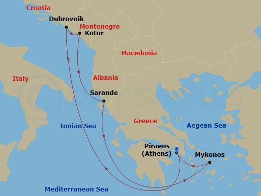 Cruise Map