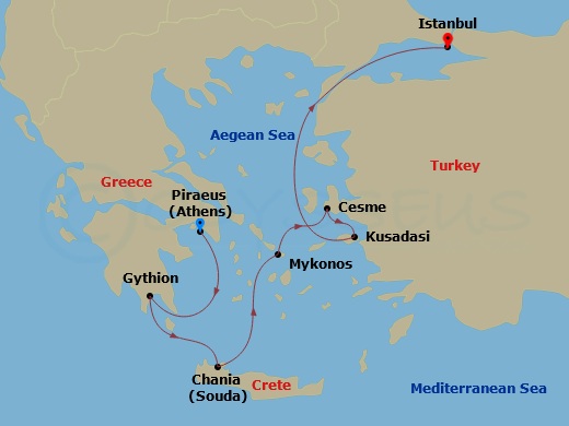 Cruise Map