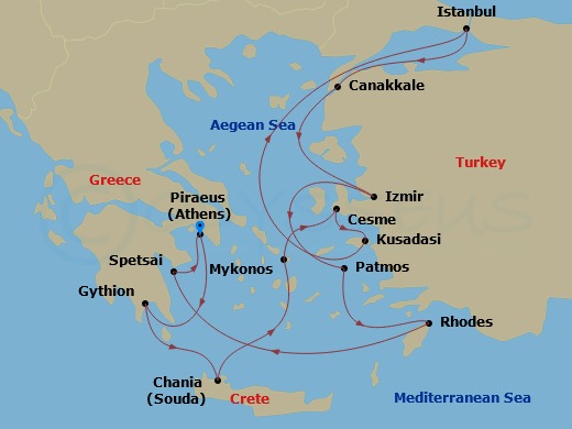 Cruise Map