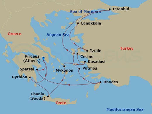 Cruise Map