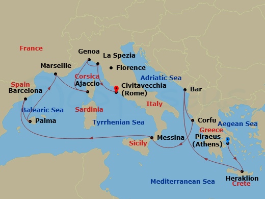 Cruise Map