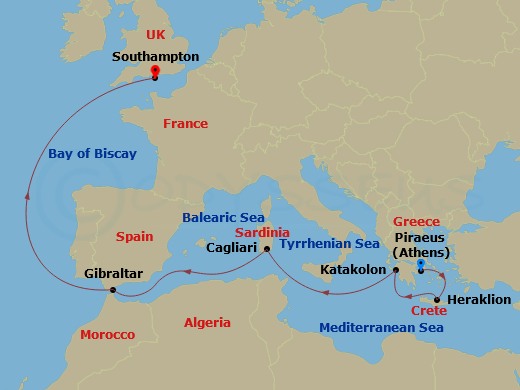 Cruise Map
