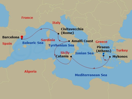 Cruise Map