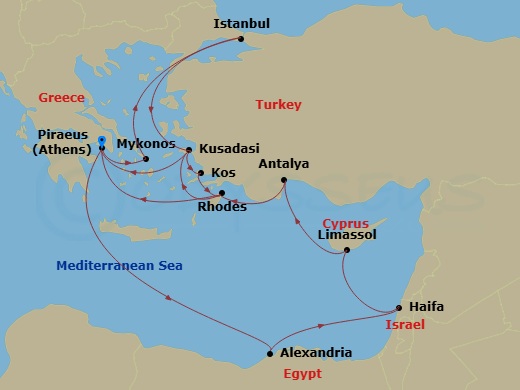 Cruise Map