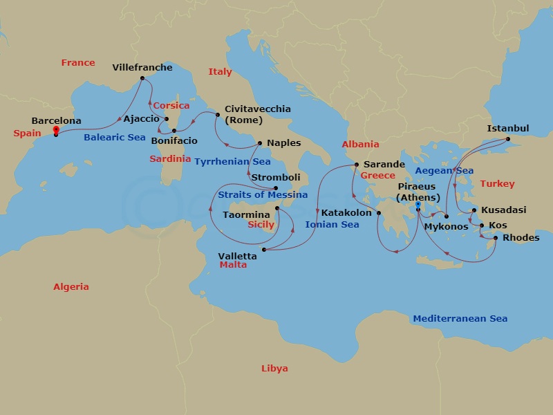 Cruise Map