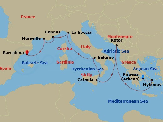 Cruise Map
