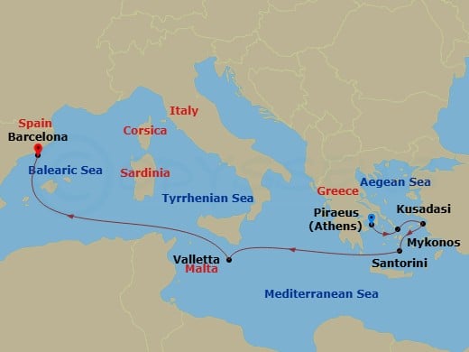 Cruise Map