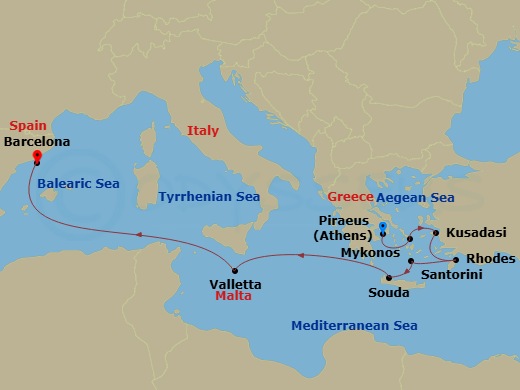 Cruise Map