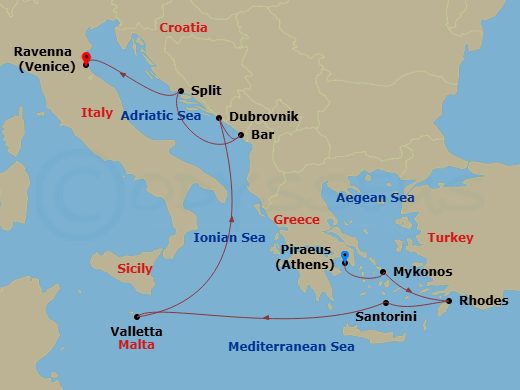 Cruise Map