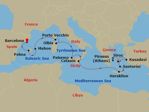 Cruise Map