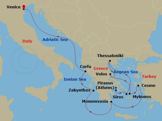 Cruise Map