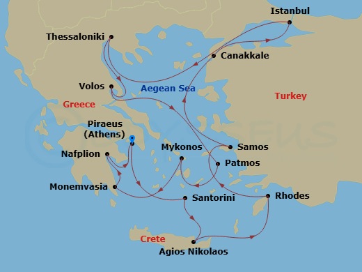 Cruise Map