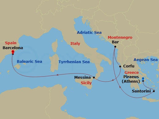 Cruise Map