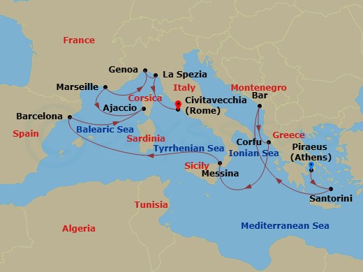 Cruise Map