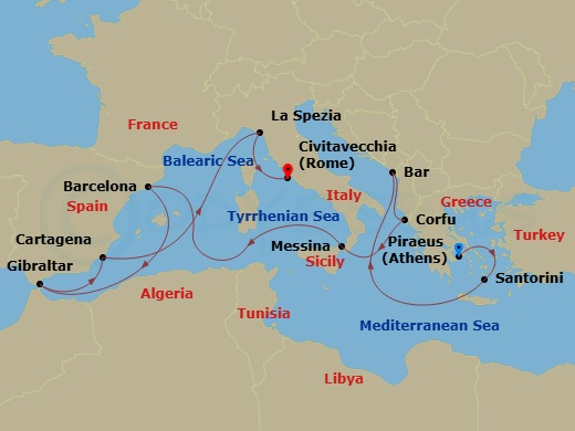Cruise Map