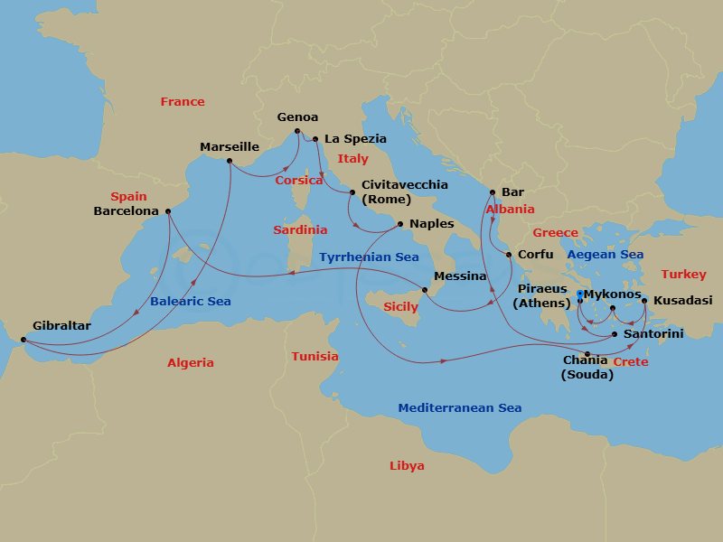 Cruise Map