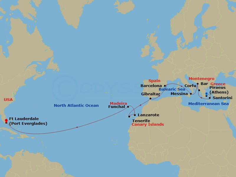 Cruise Map