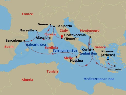 Cruise Map