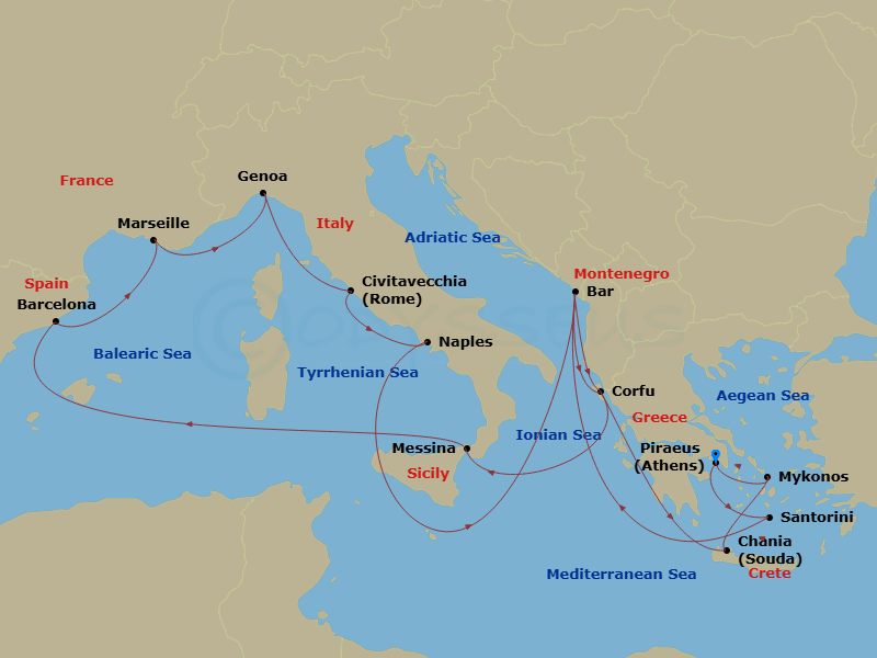 Cruise Map