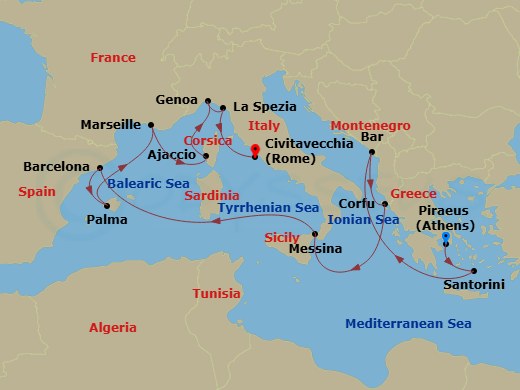 Cruise Map