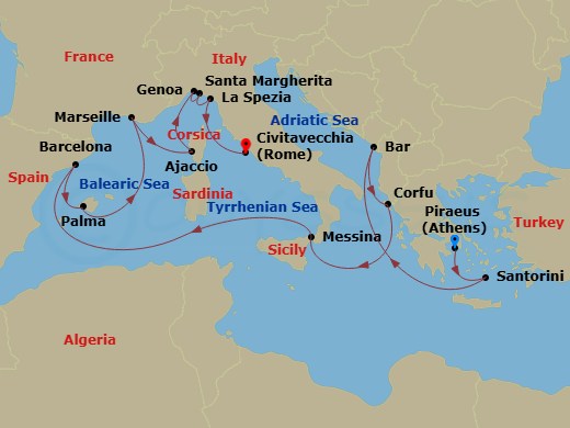 Cruise Map