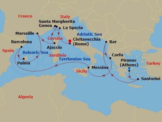 Cruise Map
