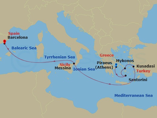 Cruise Map