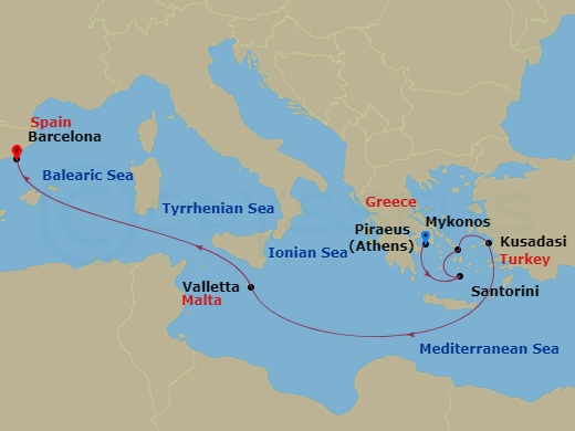 Cruise Map