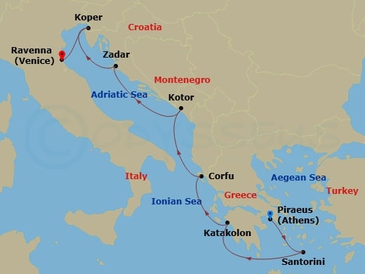 Cruise Map