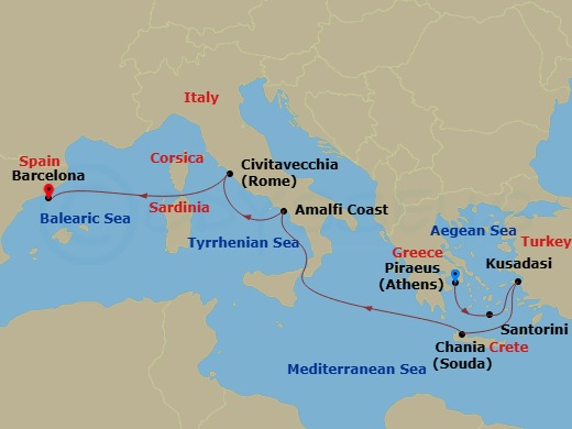 Cruise Map
