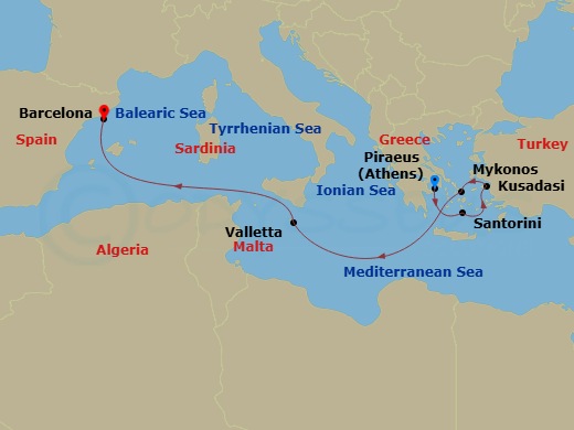 Cruise Map