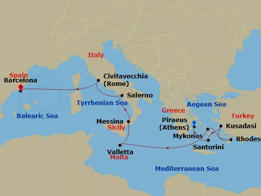 Cruise Map