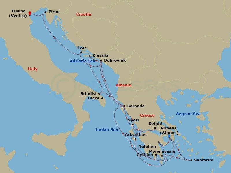 Cruise Map