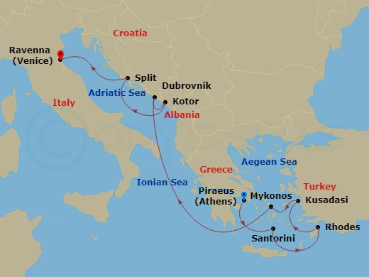 Cruise Map