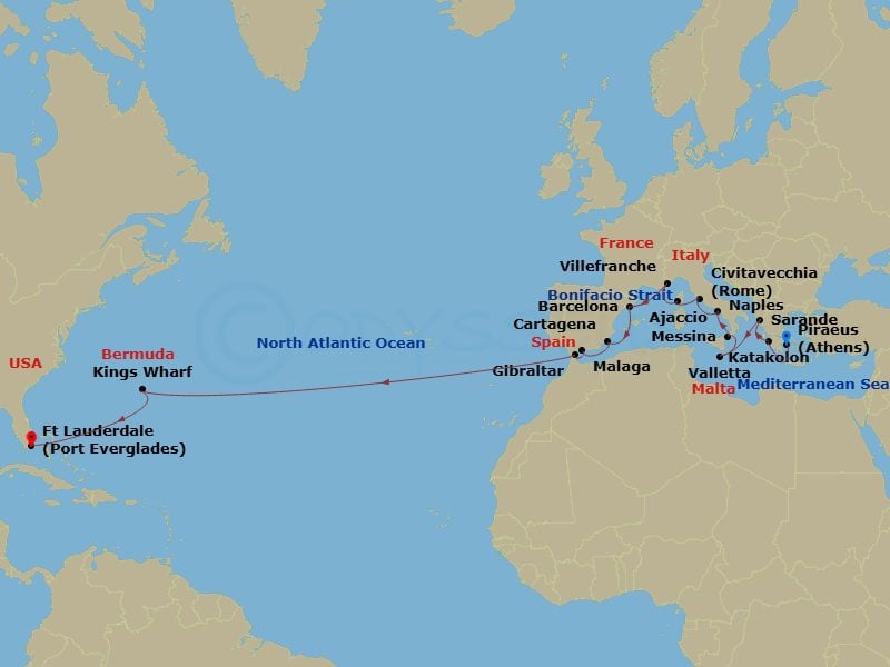 Cruise Map